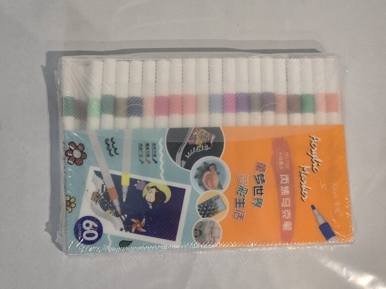 Akrüülmarkerid 60tk