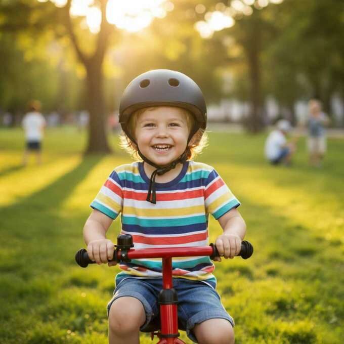 Trike Fix kiiver LED M (55-58 cm) – Must