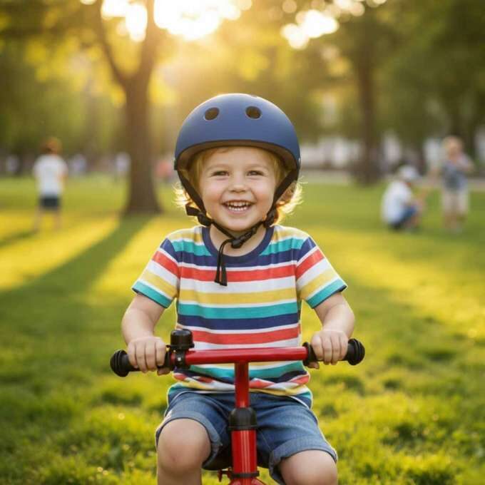 Trike Fix kiiver LED M (55-58 cm) – Sinine