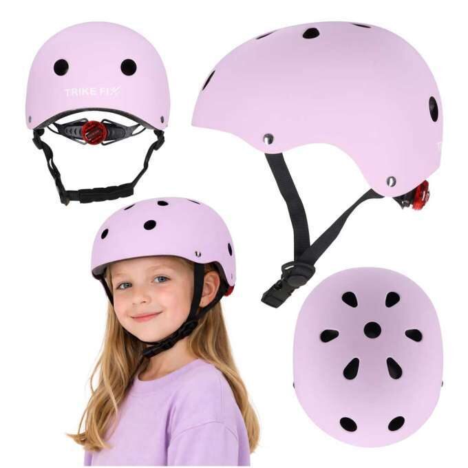 Trike Fix kiiver LED M (55-58 cm) – Roosa