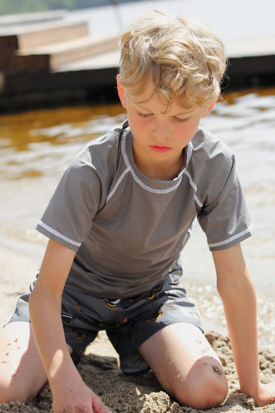 Lindbergd Sweden Malivies ujumispluus UPF50 - Grey