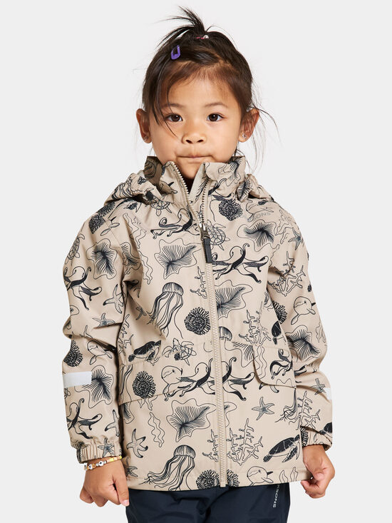 Didriksons Norma Shell jope, Ocean Beach Beige