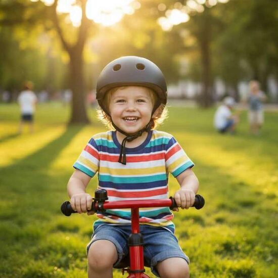 Trike Fix kiiver LED M (55-58 cm) – Must