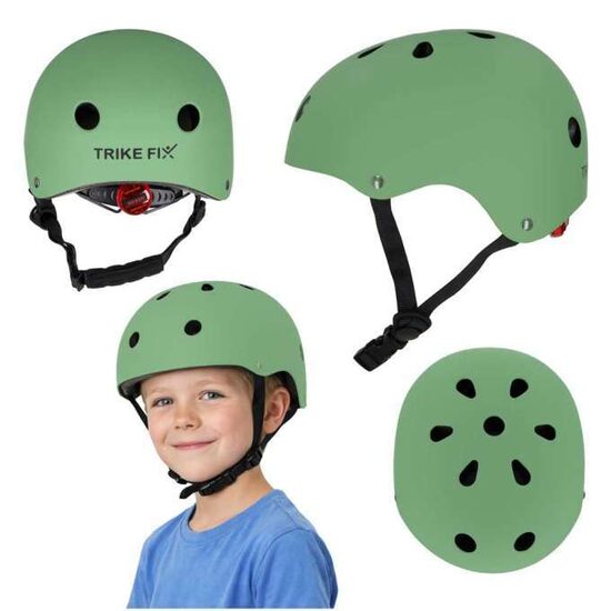  Trike Fix kiiver LED S (48-54cm) – Roheline