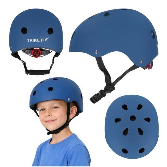 Trike Fix kiiver LED S (48–54 cm) – Sinine